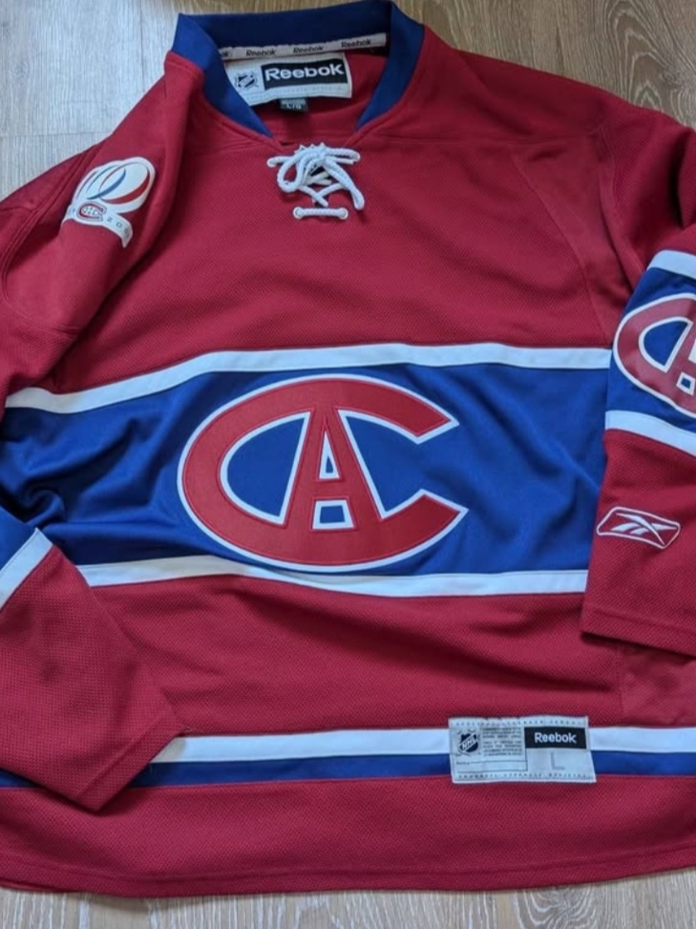 Reebok Men's Montreal Canadiens 100th Anniversary Jersey